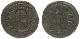 Roman Imperial Coinage - Gallienus (253-268) - Pamphylia / Aspendus - AE30 / 10 Assaria (22.25 g) - Laureate, draped and cuirassed bust right, I (mark...