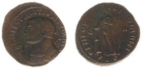 Roman Imperial Coinage - Constantius I Chlorus (293-306) - AE Follis (Lugdunum c. AD 301-303, as Caesar, 8.29 g) - CONSTANTIVS NOB CAES Laureate and c...