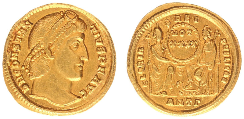 Roman Imperial Coinage - Constantius II (324-361) - AV Solidus (Antioch AD 355-3...