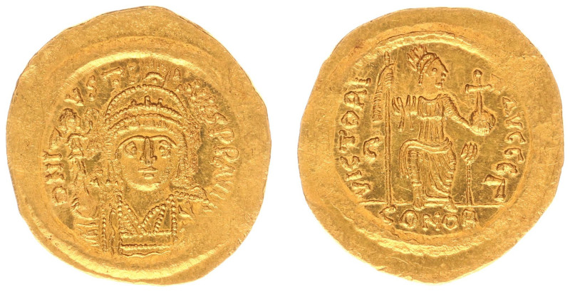 Byzantine Coinage - Justinus II (565-578) - AV Solidus (Constantinople AD 567-57...