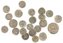 Ancient coins in lots - Roman coinage - An interesting lot 'ancient' (contemporary) (alleged) forgeries and restrikes, mainly Denarii but also a few o...