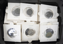 Ancient coins in lots - Miscellaneous - A lot ancient, mostly Roman coins: appr. 20 Roman small mostly 4th century Folles, 3 Byzantine Folles and some...