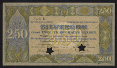 Banknotes Netherlands - 2½ Gulden 1.7.1918 Zilverbon / Silver certificate SPECIMEN (Mev. 11-1a (12-1a) / AV 10.1a / PL12.s.a1.3 / P. 12s) - Serie N w/...
