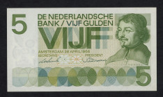 Banknotes Netherlands - 5 Gulden 1966 Vondel I (Mev. 23-1a / AV 18.1a) - REPLACEMENT - a.UNC