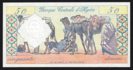 World Banknotes - Algeria - 50 Dinars + 100 Dinars 1.1.1964 (P. 124-125b) - UNC.