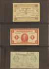 Banknotes in albums - Netherlands - Collection banknotes Netherlands among which 5 Gulden 1944, 10 Gulden 1922 Arbeid & Welvaart, 1941 Emma, 1945 Lief...