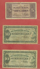 Banknotes in albums - Netherlands Oversea - Album banknotes Netherlands Indies among which 5 Gulden 1931, 10 Gulden 1930, Javanese Dancers 5, 10 + 25 ...