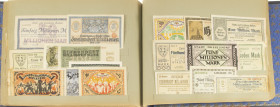 Banknotes in albums - Germany - Emergency Notes - Lieban album banknotes: Notgeld + inflation Germany and some Austrian Notgeld - Total approx. 620 pc...