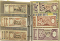 Banknotes in albums - Indonesia - Album banknotes Indonesia 1945-2005 with many notes from the 1950's/60's in quantaties - Total approx. 480 pcs.