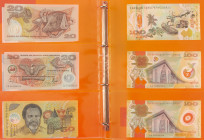 Banknotes in albums - Papua New Guinea - Nice colorful collection 2-5-10-20-50-100 Kina (P. 5-15-34-22-17-30-UNL-27-18-33-37-43) - Total 12 different ...