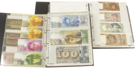 Banknotes in albums - World - Very interesting worldbanknote collection in 2 albums holding 50 different countries including: Norway, Finland, Denmark...