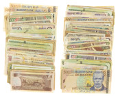 Banknotes in boxes - Africa - Box with ca. 148 banknotes Africa