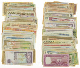 Banknotes in boxes - Asia - A lot with c. 155 banknotes Asia