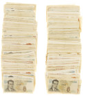 Banknotes in boxes - Belgium - A box with 320 banknotes Belgium, 25 + 50 Francs