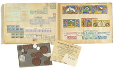Banknotes in boxes - Germany - Germany - Lieban album banknotes Notgeld 1914-1924 + Inflation period - Total approx. 100 pcs. + food coupons, etc + No...