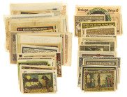 Banknotes in boxes - Germany - Small box with banknotes Notgeld Germany aprox. over 200 pcs.