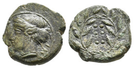 SICILY, Himera. (Circa 415-409 BC). AE. 4.69g 17.3m