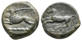 SICILY, Syracuse. Dionysios II (367-357 BC). "Kainon" issue. AE. 7.74g 20.3m