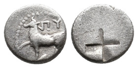 THRACE, Byzantion. Circa 340-320 BC. AR Siglos. 1.10g 10.4m