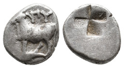 THRACE, Byzantion. Circa 340-320 BC. AR Siglos. 2.46g 13m