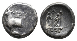 THRACE, Byzantion. (Circa 353-340 BC). AR. 1.95g 11.8m