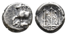THRACE, Byzantion. (Circa 353-340 BC). AR. 1.93g 11m