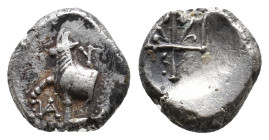 THRACE, Byzantion. (Circa 353-340 BC). AR. 1.85g 10.5m