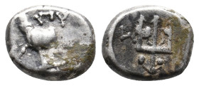 THRACE, Byzantion. (Circa 353-340 BC). AR. 1.90g 11.2m