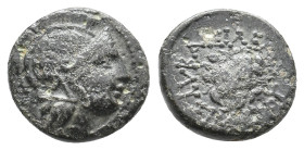 KINGS OF THRACE. Lysimachos (305-281 BC). AE. 1.68g 12.5m