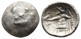 EASTERN EUROPE. Imitations of Alexander III of Macedon. (1st century BC). AR Drachm.3.24g 17m
