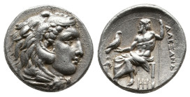 KINGS OF MACEDON, Alexander III 'the Great' (336-323 BC). AR Drachm. 4.19g 17.2m