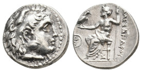 KINGS OF MACEDON, Alexander III 'the Great' (336-323 BC). AR Drachm. 4.18g 16.6m