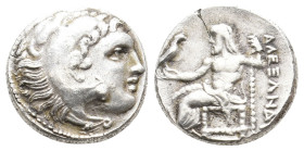 KINGS OF MACEDON, Alexander III 'the Great' (336-323 BC). AR Drachm. 4.37g 16.4m
