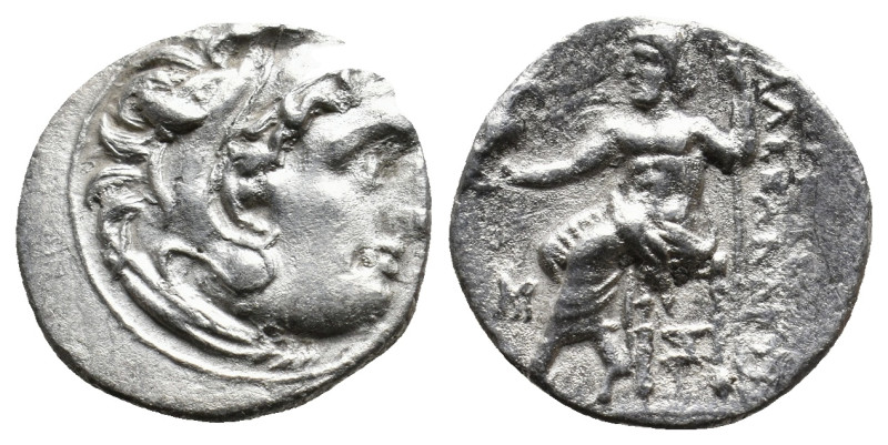 KINGS OF MACEDON, Alexander III 'the Great' (336-323 BC). AR Drachm. 3.77g 17.8m