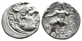 KINGS OF MACEDON, Alexander III 'the Great' (336-323 BC). AR Drachm. 3.77g 17.8m