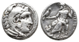 KINGS OF MACEDON, Alexander III 'the Great' (336-323 BC). AR Drachm. 3.50g 15.7m
