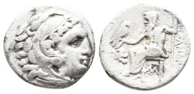 KINGS OF MACEDON, Alexander III 'the Great' (336-323 BC). AR Drachm. 3.87g 17.3m