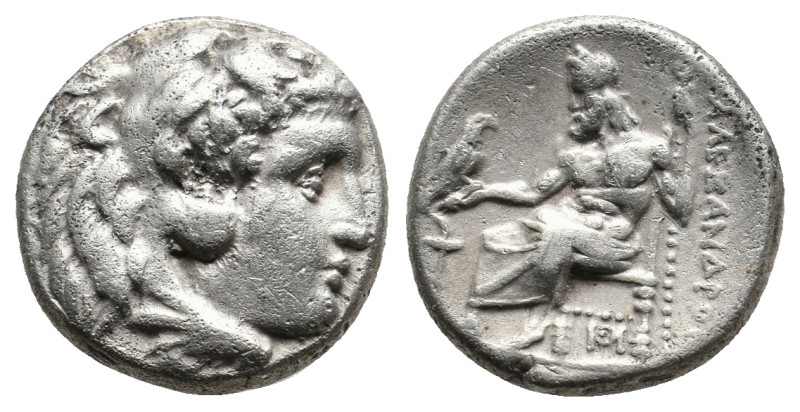 KINGS of MACEDON. Alexander III 'the Great'. 336-323 BC. AR Drachm Babylon mint....