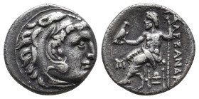KINGS OF MACEDON, Alexander III 'the Great' (336-323 BC). AR Drachm. 4.16g 16.8m
