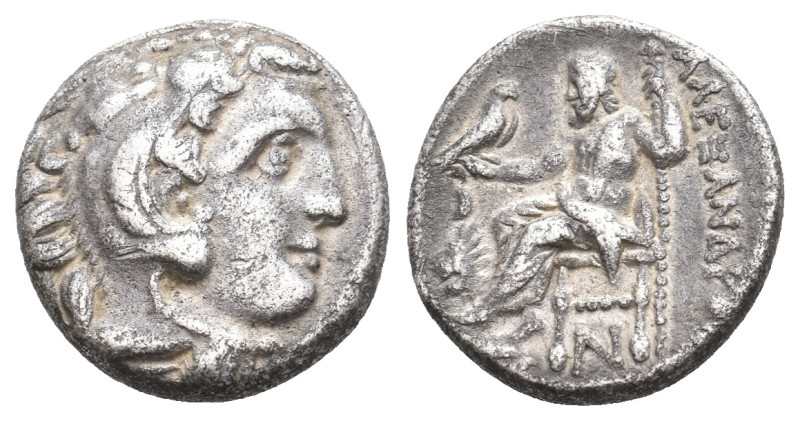 KINGS OF MACEDON, Alexander III 'the Great' (336-323 BC). AR Drachm. 4.21g 16m
