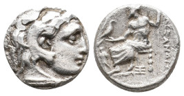 KINGS OF MACEDON, Alexander III 'the Great' (336-323 BC). AR Drachm. 4.18g 14.6m