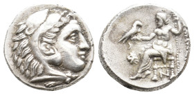 KINGS OF MACEDON, Alexander III 'the Great' (336-323 BC). AR Drachm. 4.38g 17.5m