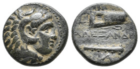KINGS OF MACEDON, Alexander III 'the Great' (336-323 BC). AE. 4.83g 17.5m