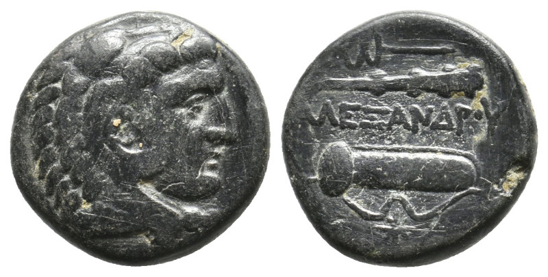 KINGS OF MACEDON, Alexander III 'the Great' (336-323 BC). AE. 4.92g 17.3m