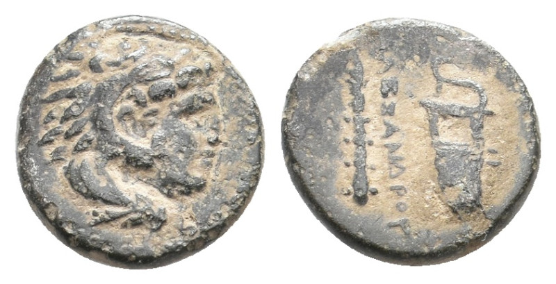 KINGS OF MACEDON, Alexander III 'the Great' (336-323 BC). AE. 1.14g 10.8m