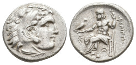 KINGS OF MACEDON, Philip III (323-317 BC). AR Drachm. 4.21g 17.3m