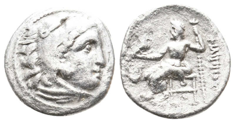 KINGS OF MACEDON, Philip III (323-317 BC). AR Drachm. 3.67g 18.4m