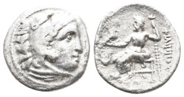 KINGS OF MACEDON, Philip III (323-317 BC). AR Drachm. 3.67g 18.4m