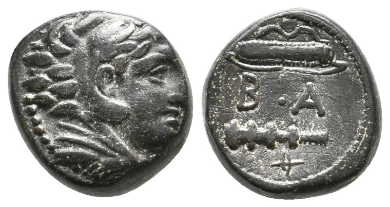 KINGS OF MACEDON, Alexander III 'the Great' (336-323 BC). AE. 6.68g 17.5m