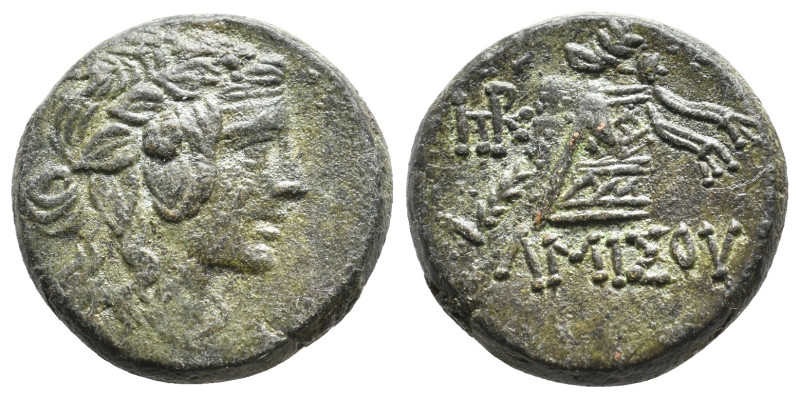 PONTOS, Amisos. Time of Mithradates VI Eupator.(Circa 105-90 or 90-85 BC). AE. 8...
